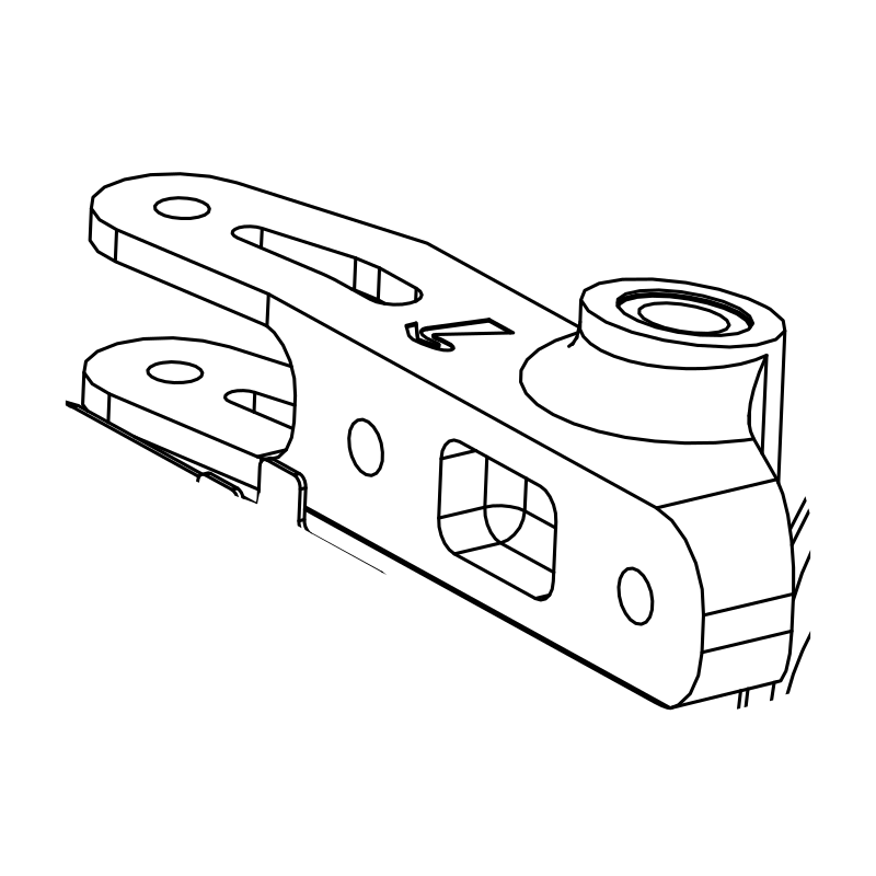 SU0184 - Optimised Upright Steering Arm LH