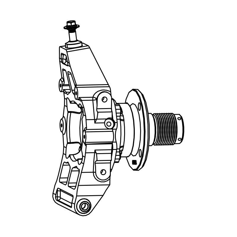 RAD-SU0199 - Billet Upright, Rear RH, SR3, Radical