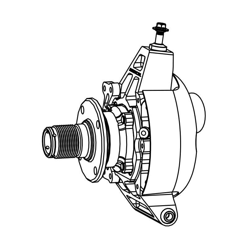 RAD-SU0200 - Billet Upright, Rear LH, SR10 Radical