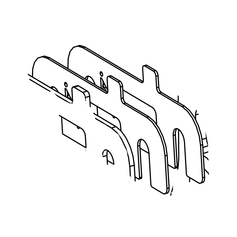 SU0206 - SR3/SR10 Front Billet Upright Shim 0.25