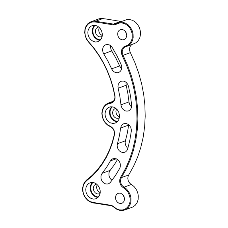 SU0235 - Gen 2 Radical Caliper Bracket
