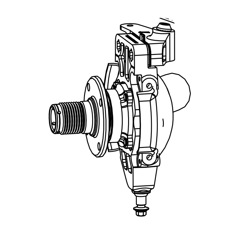 RAD-SU0242 - Cast Upright, Gen 2, Front LH, SR3, Radical