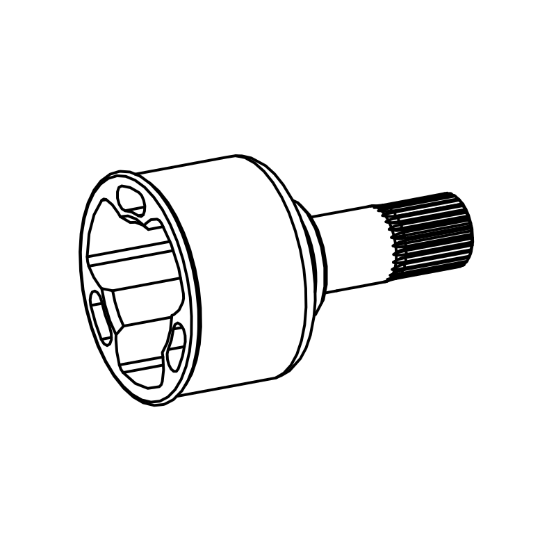 RAD-TH0502 - Housing, Axle Tripod, SR10, LH
