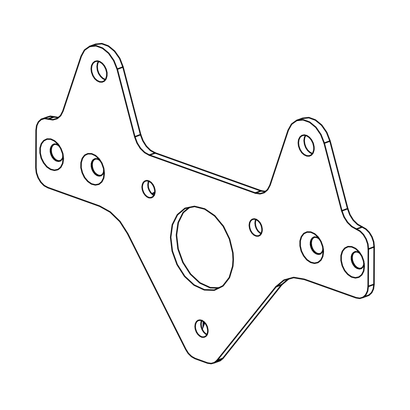 TP0098 - Paddle Shift Switch Mtg Plate
