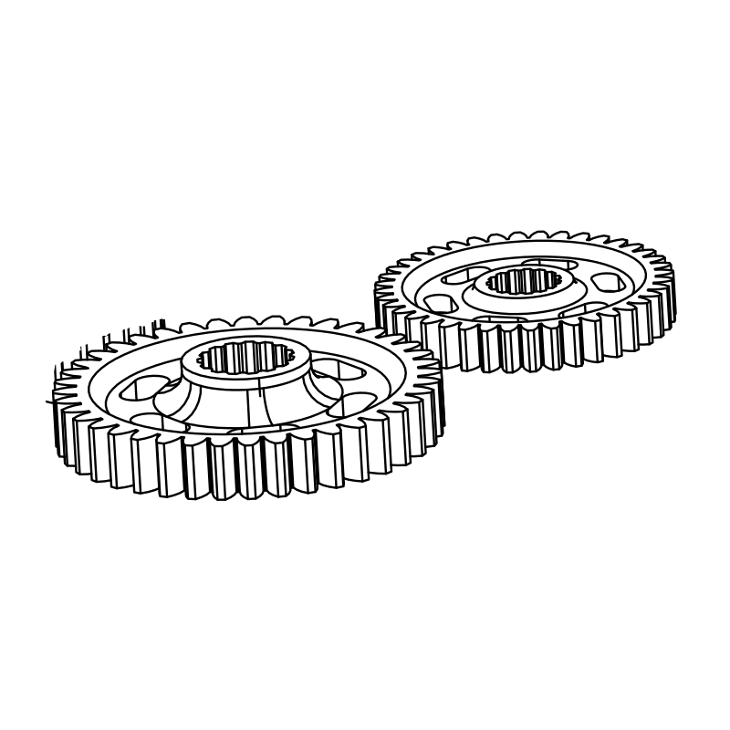 TQ0049 - Ratio Gear Pair (3.594:1)